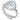 Anello in argento placcato con lettera incisa-REBECCA - P