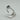 Anello oro bianco con zaffiro e diamanti - PC161ZP0003