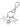 Portachiavi Donna Morellato - Love - SD8521