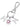 Portachiavi Donna Morellato - Love - SD8521