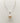 Collana in oro bianco con perla e diamante - COLP010