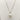 Collana in oro bianco con perla e diamanti - COLP008
