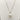 Collana in oro bianco con perla e diamanti - COLP008
