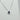 Girocollo in oro bianco 18 kt con zaffiro e diamanti - COLZ044